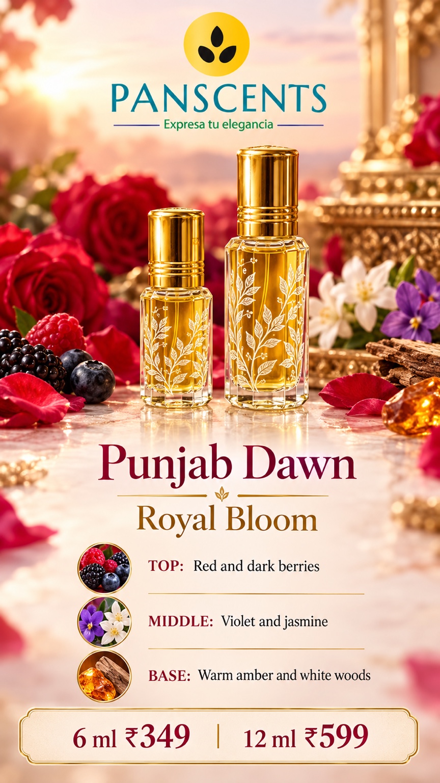 PANSCENTS fragrance presentation for Glacier Tide